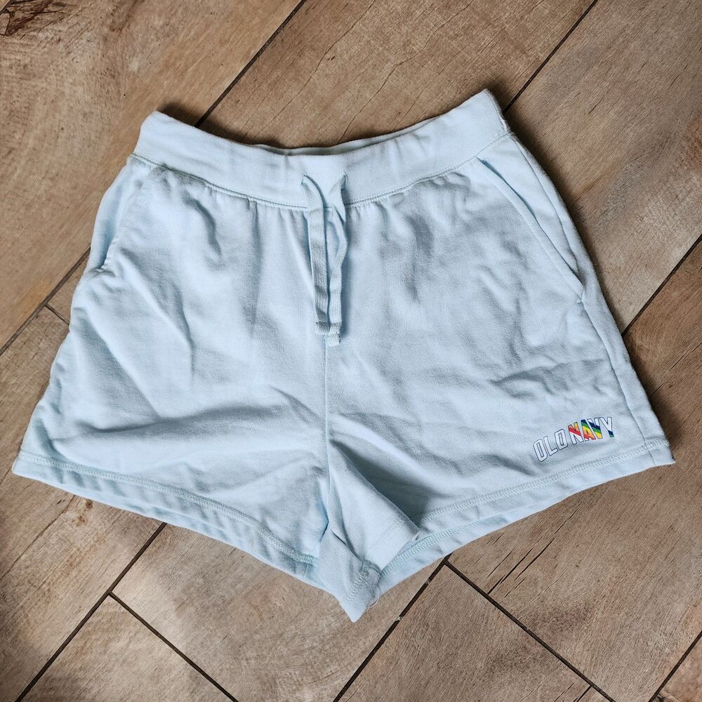 Women's Old Navy Rainbow Blue Sweat Shorts (S)